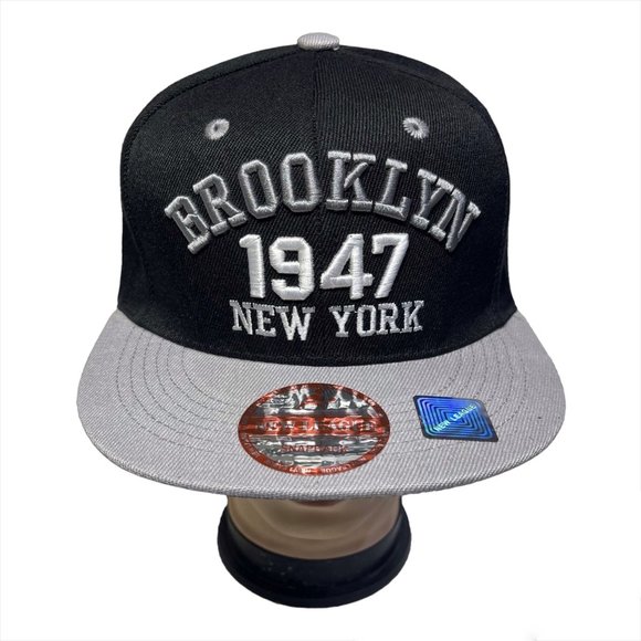 NEW YORK HAT, Snap Back Hat, Brooklyn 1947 Snapback - Picture 2 of 4